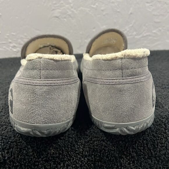 🔥🔥SOREL “DUDE MOC” Gray Suede Slippers Slip-On Loafers - Men Sz 12 - EXCELLENT - Picture 11 of 12